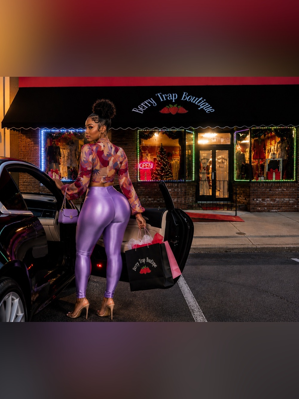 Multicolored Pants Set - Picture 2 of 2